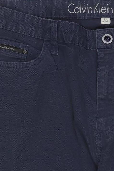 Calvin Klein Shorts Navy Blue W36 Cotton Elastane 4