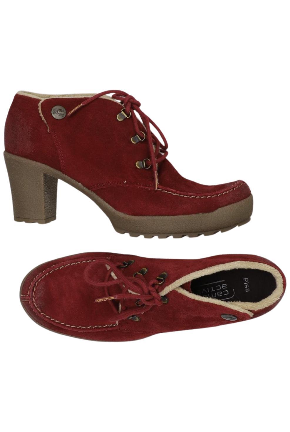 camel active Women's Ankle Boot Red 38.5 4