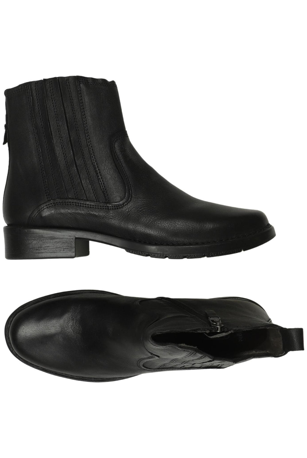 camel active Women's Ankle Boot Black EU 40.5 Leather 2
