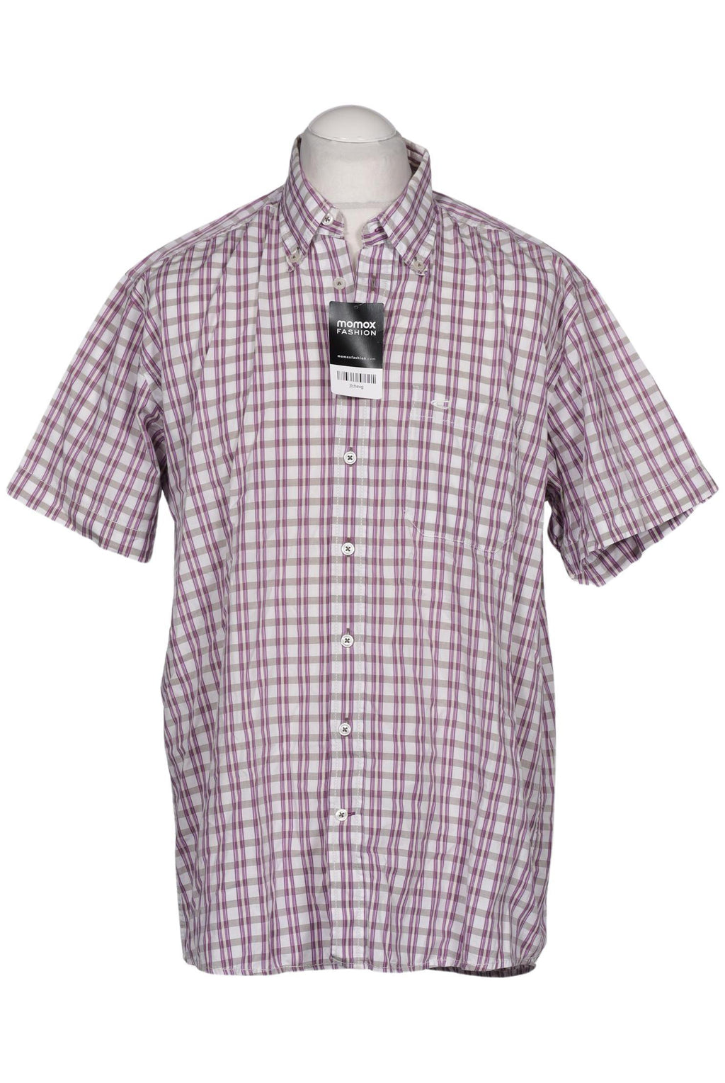 camel active Men's Shirt Purple Size L Cotton 5