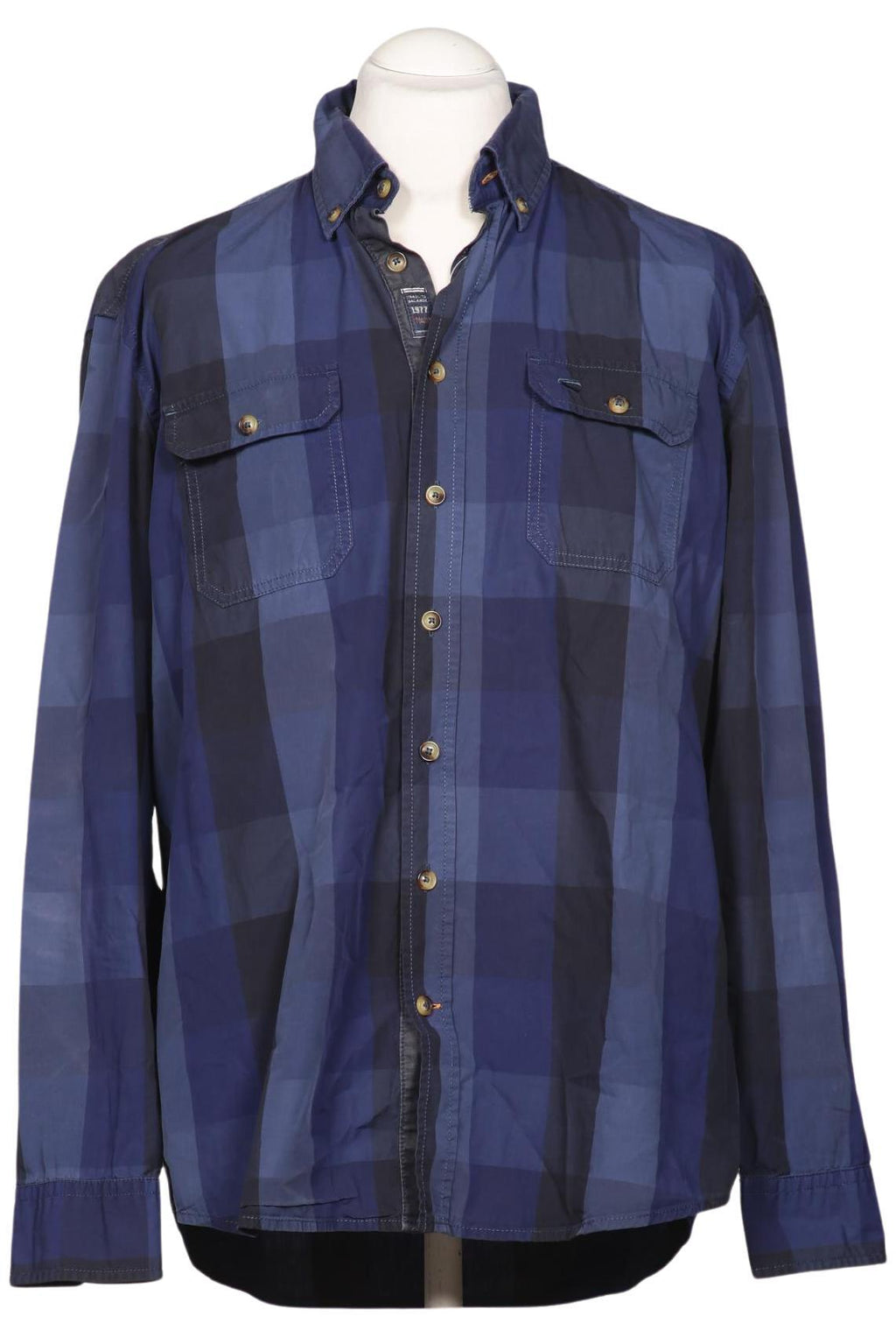 camel active Men Shirt Navy Blue XL Cotton 8