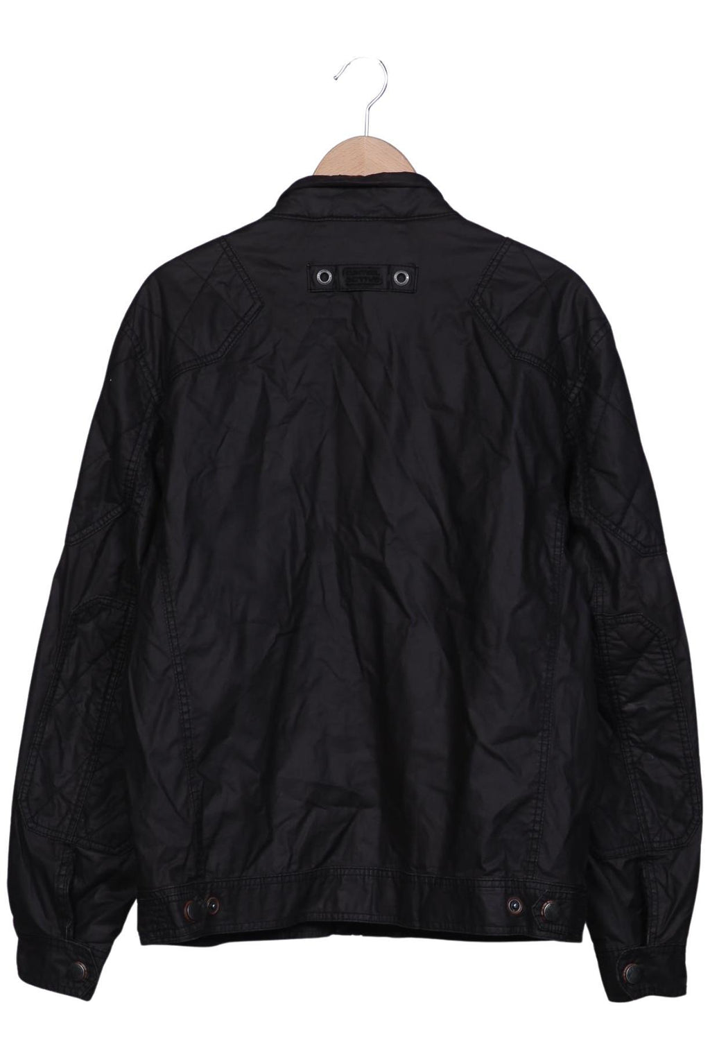 camel active Men Jacket Black EU 50 Cotton Synthetic Second Hand 6