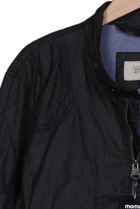 camel active Men Jacket Black EU 50 Cotton Synthetic Second Hand 7