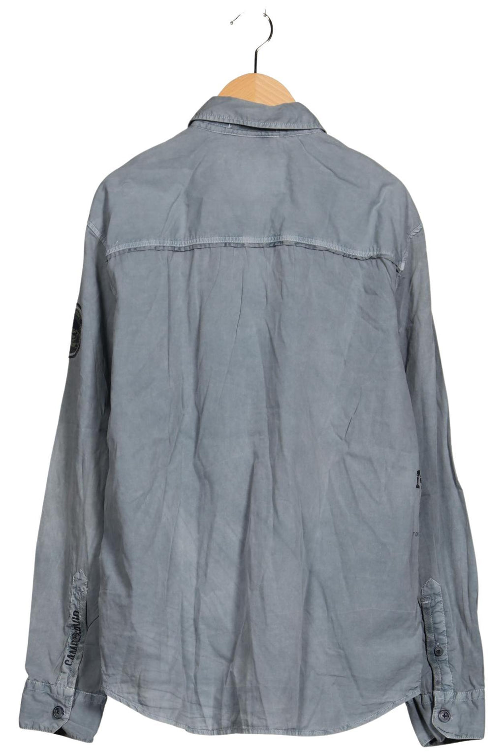 Camp David Men's Shirt Gray Size S 3