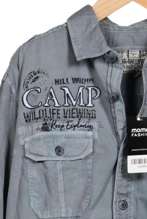 Camp David Men's Shirt Gray Size S 4