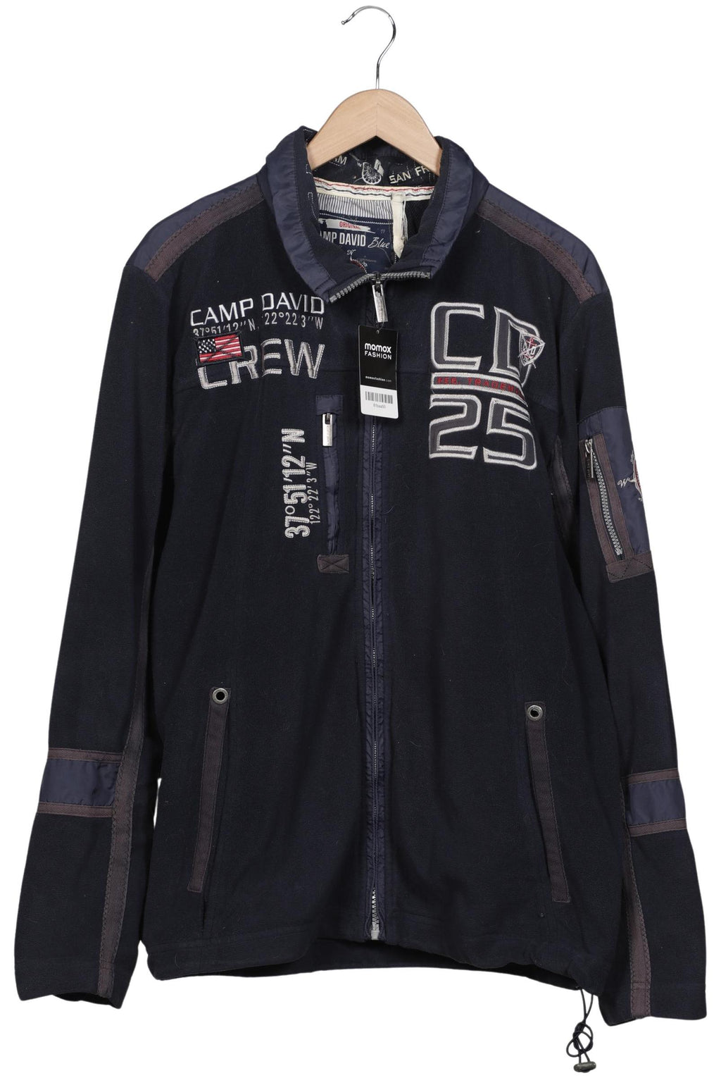 Camp David Herren Jacke Marineblau XXL Synthetik 4