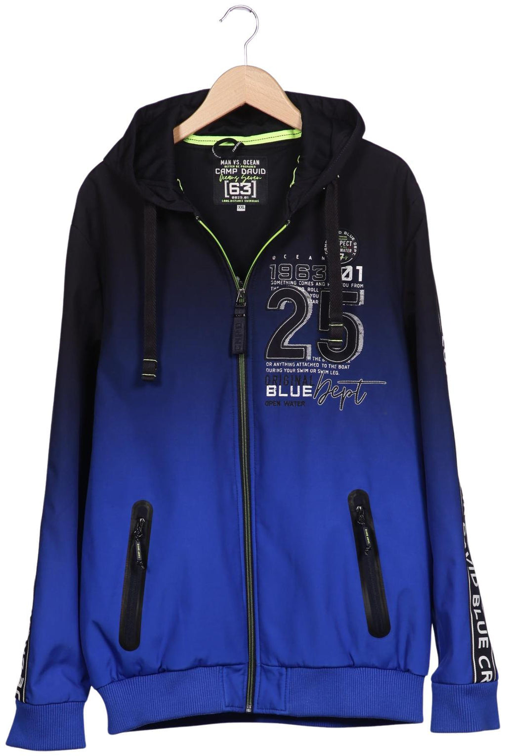 Camp David Men Jacket Multicolor XXL Synthetic 4
