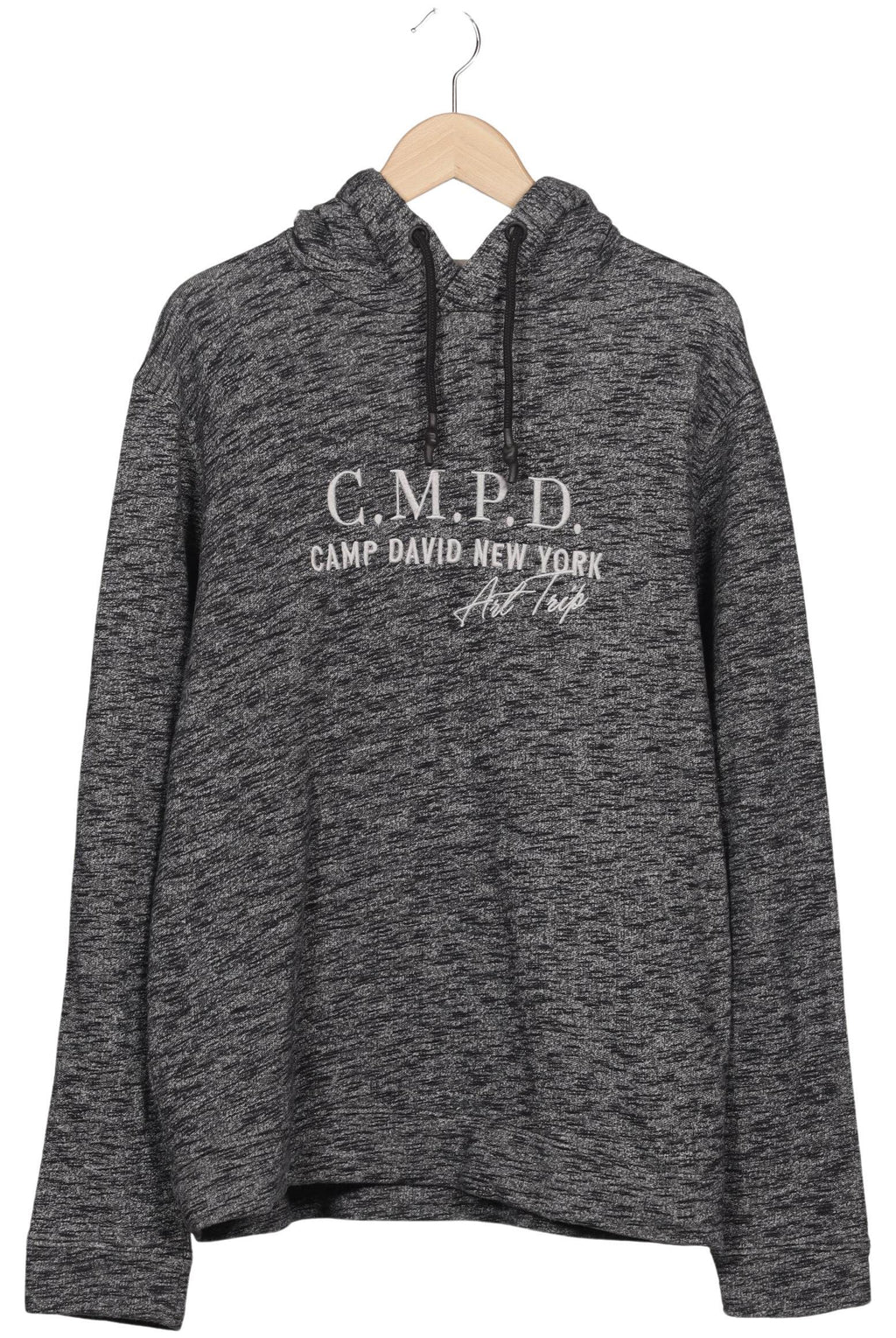 Camp David Men's Hoodie Gray Size L Cotton 4