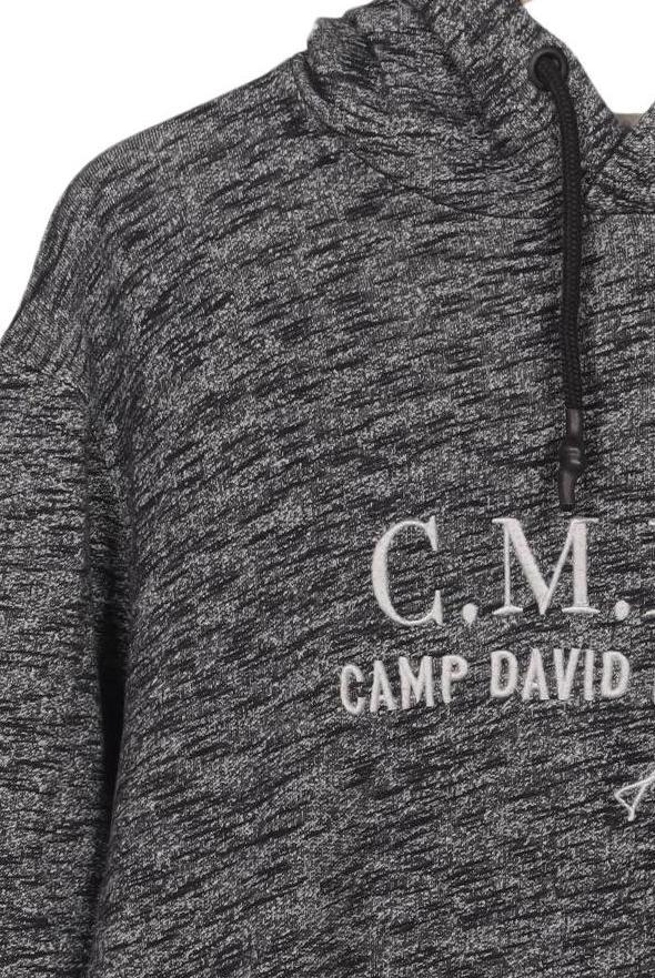 Camp David Men's Hoodie Gray Size L Cotton 6