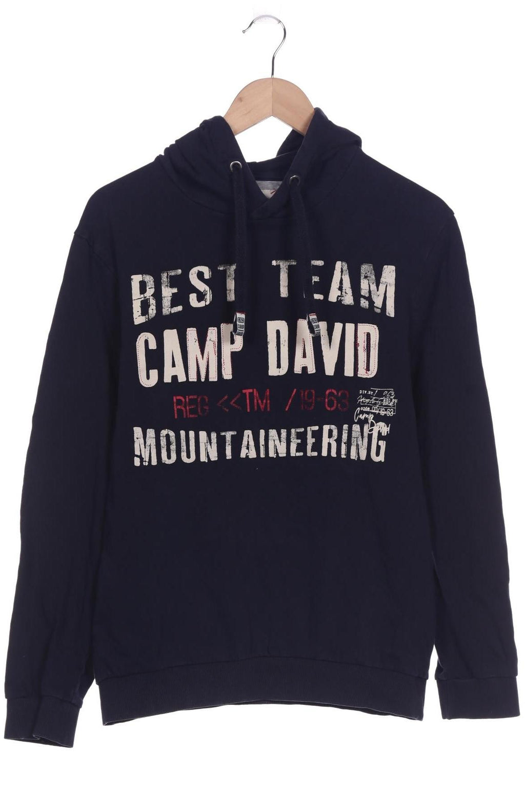 Camp David Men Hoodie Navy Blue Size L Cotton 6