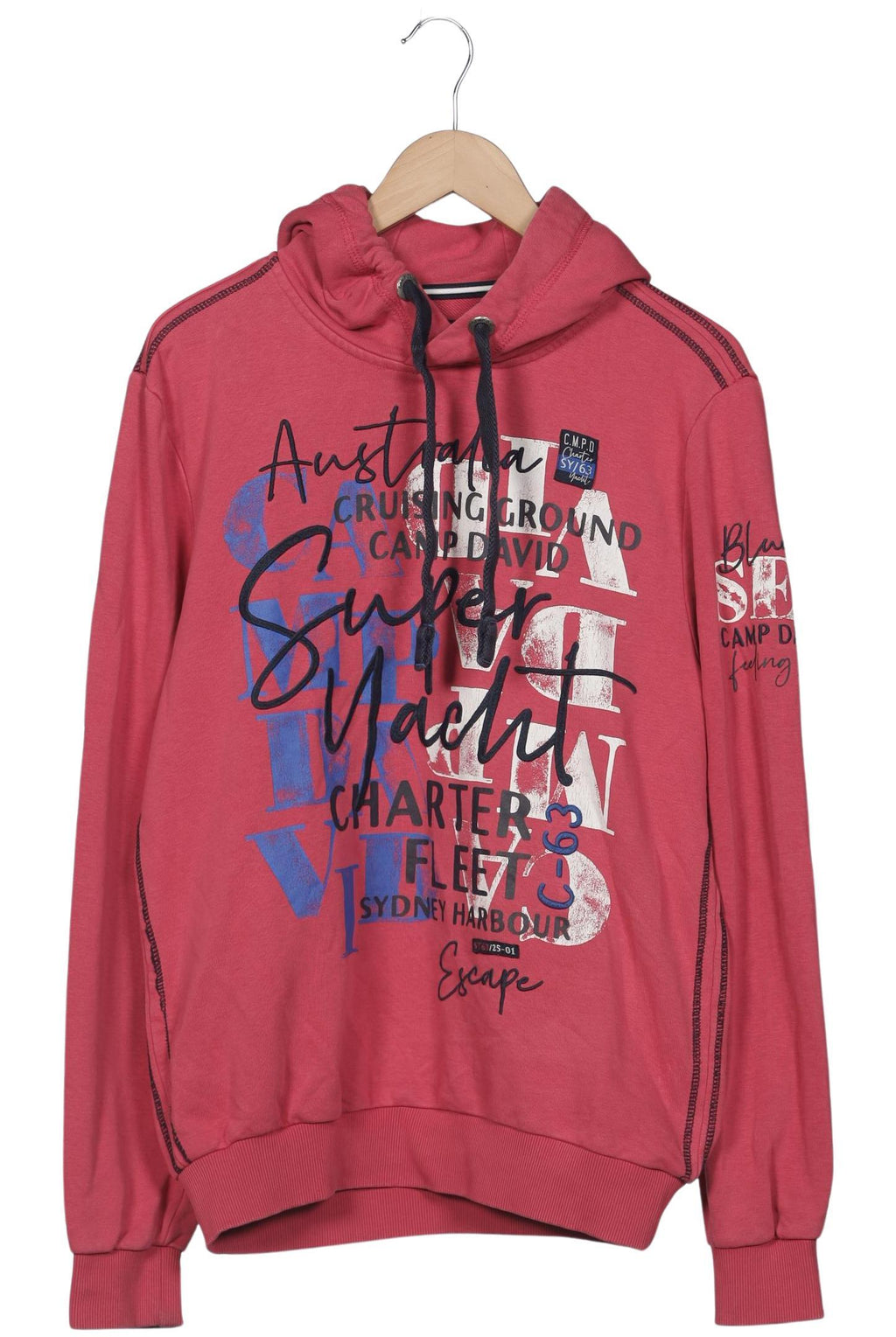 Camp David Hoodie Red Size L 2