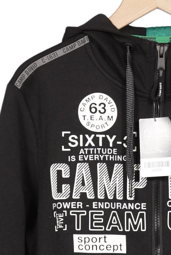 Camp David Men's Hoodie Black Size S 4