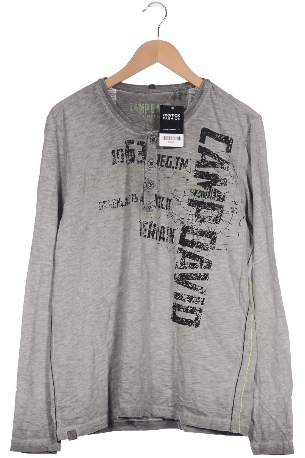 Camp David Men's Long Sleeve Shirt Gray XL 5