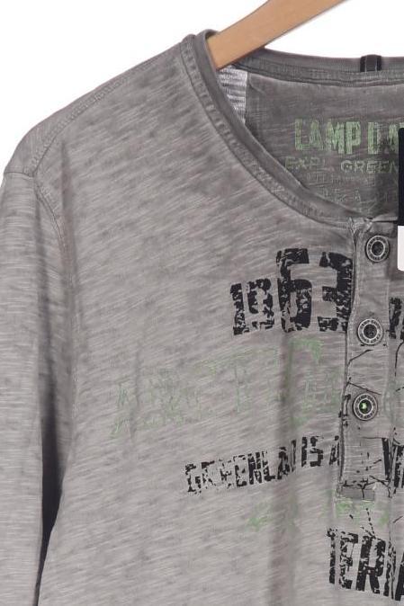 Camp David Men's Long Sleeve Shirt Gray XL 7