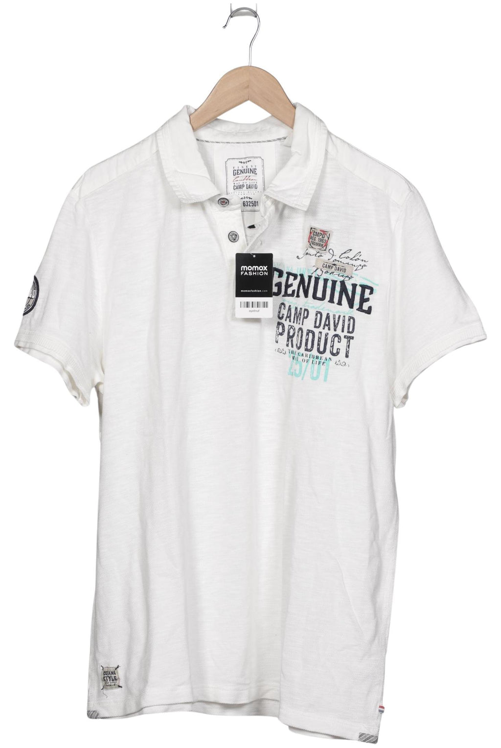 Camp David Polo Shirt White XXL 4