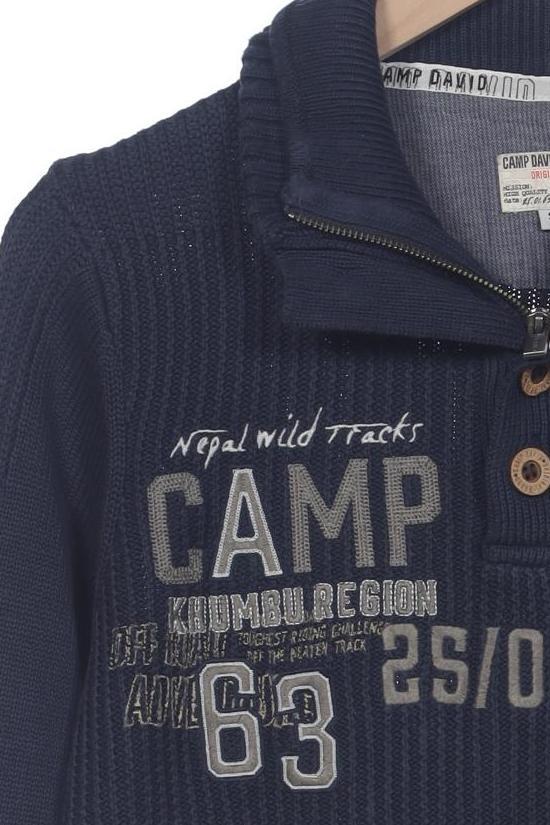 Camp David Marineblau Pullover Herren S Second Hand