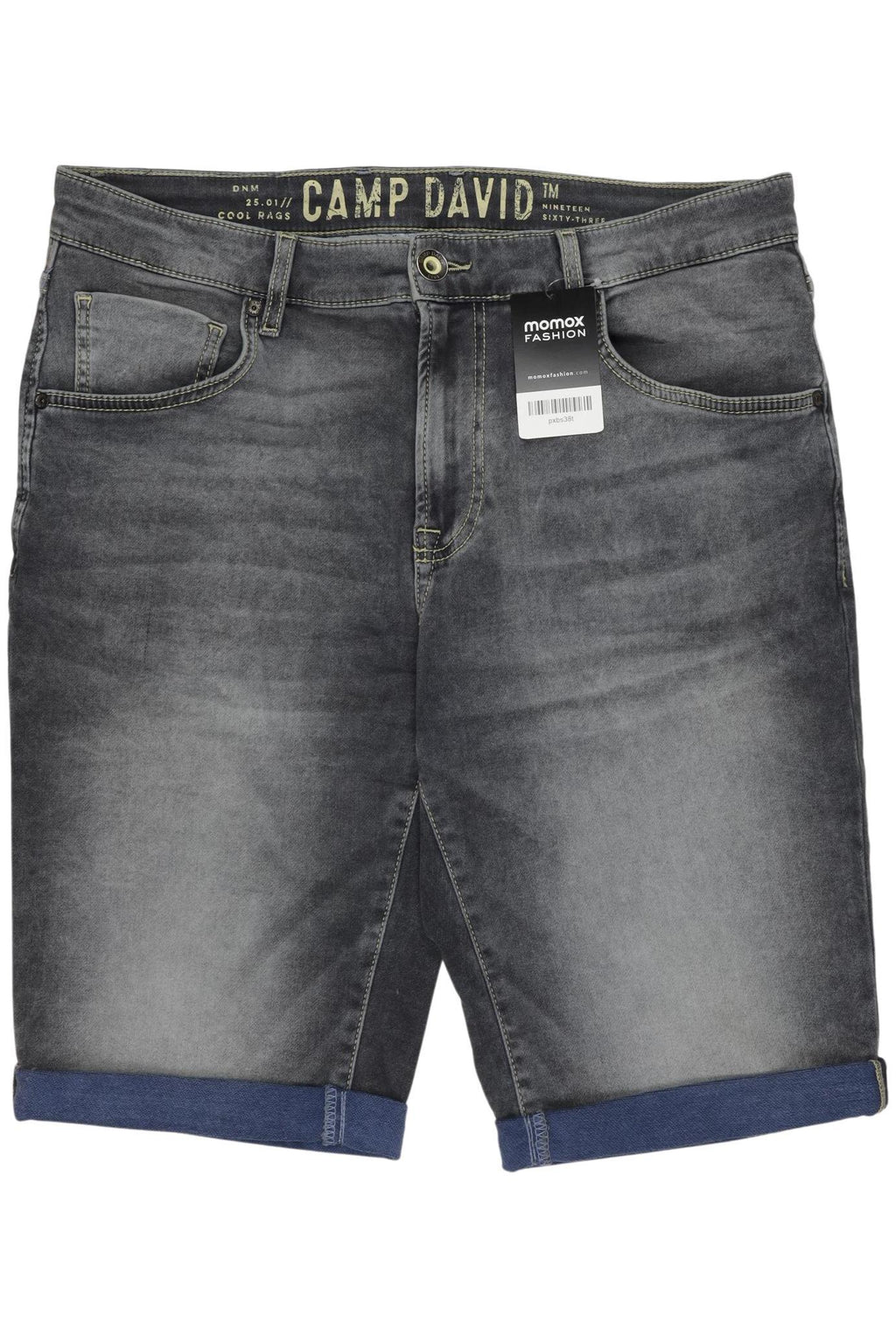 Camp David Grau Shorts Herren W33 Second Hand