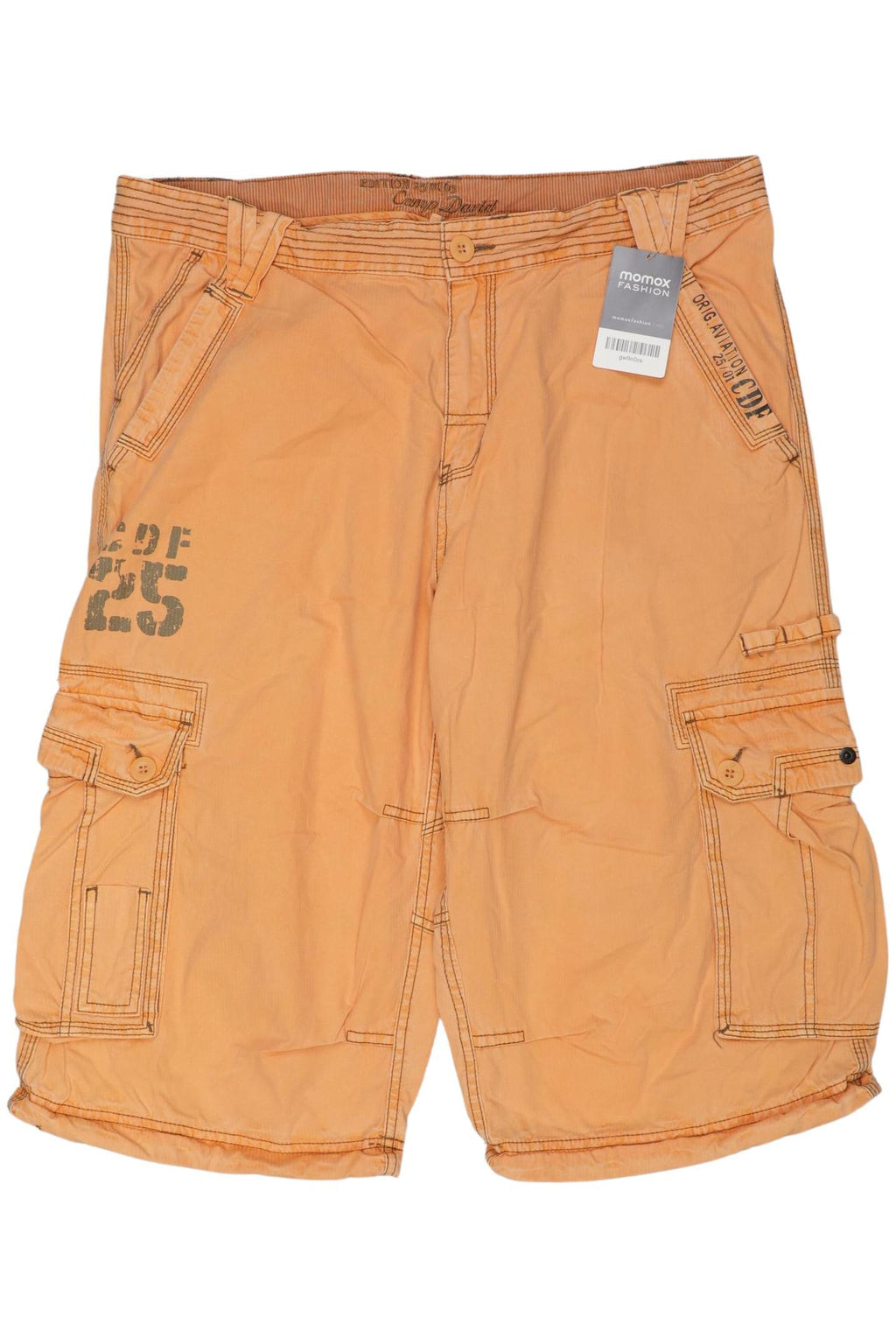 Camp David Men's Shorts Orange Size L Cotton 3