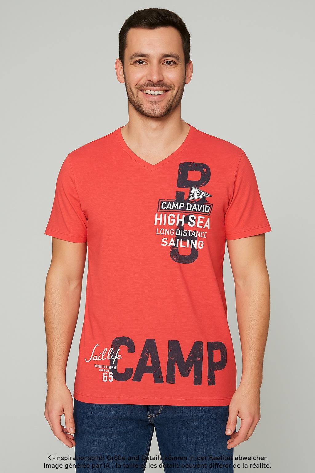 Camp David T-Shirt Red XL 9