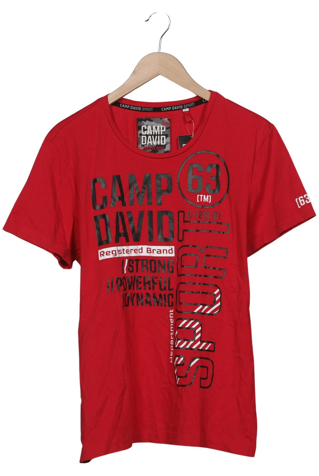 Camp David T-Shirt Red L 3