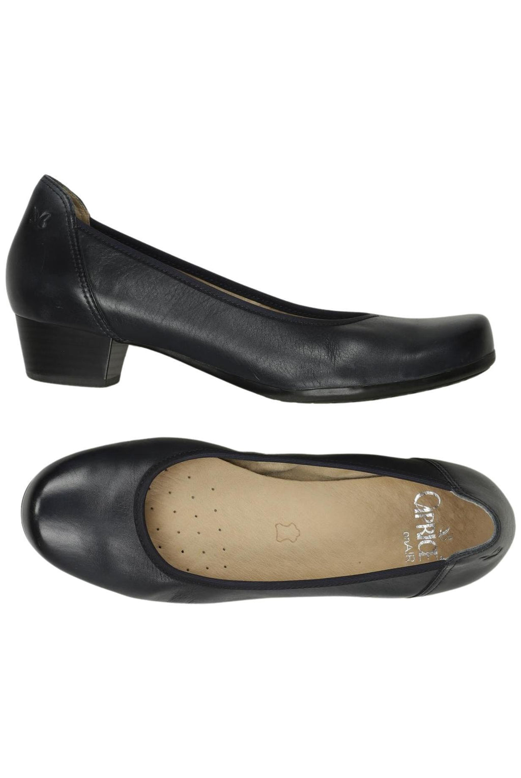 Caprice Damen Pumps Marineblau Gr. EU 39 Leder 2