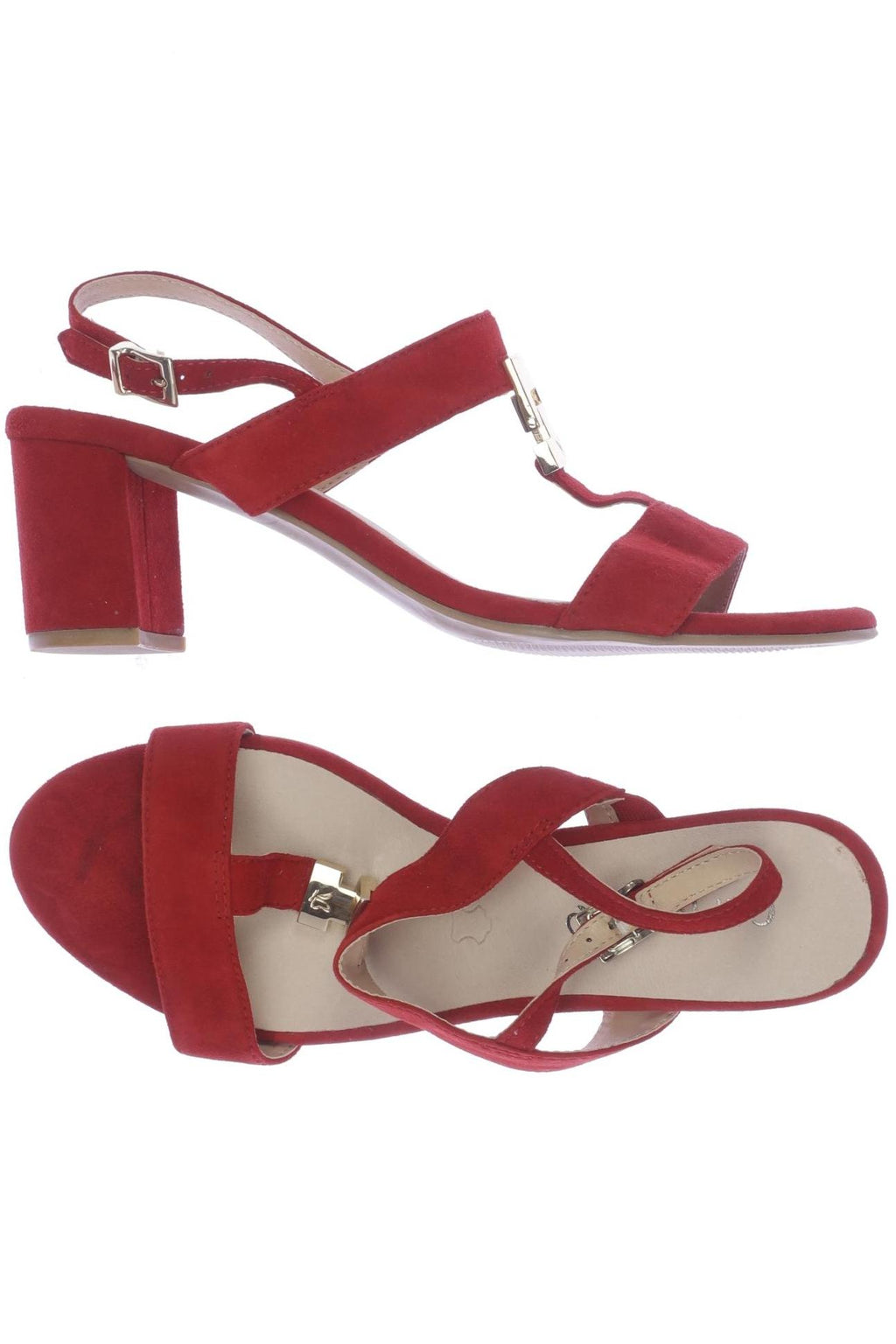 Caprice Women Sandals Red EU 39 Leather 3
