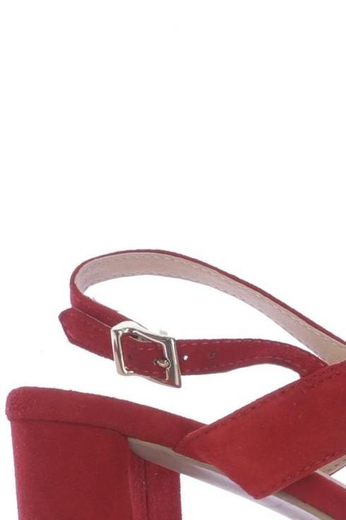 Caprice Women Sandals Red EU 39 Leather 4
