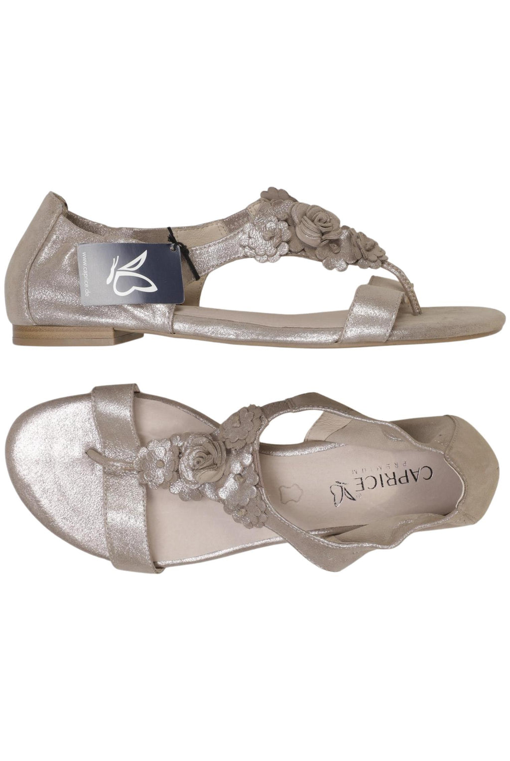 Caprice Women's Sandals Silver EU 40.5 Leather 3