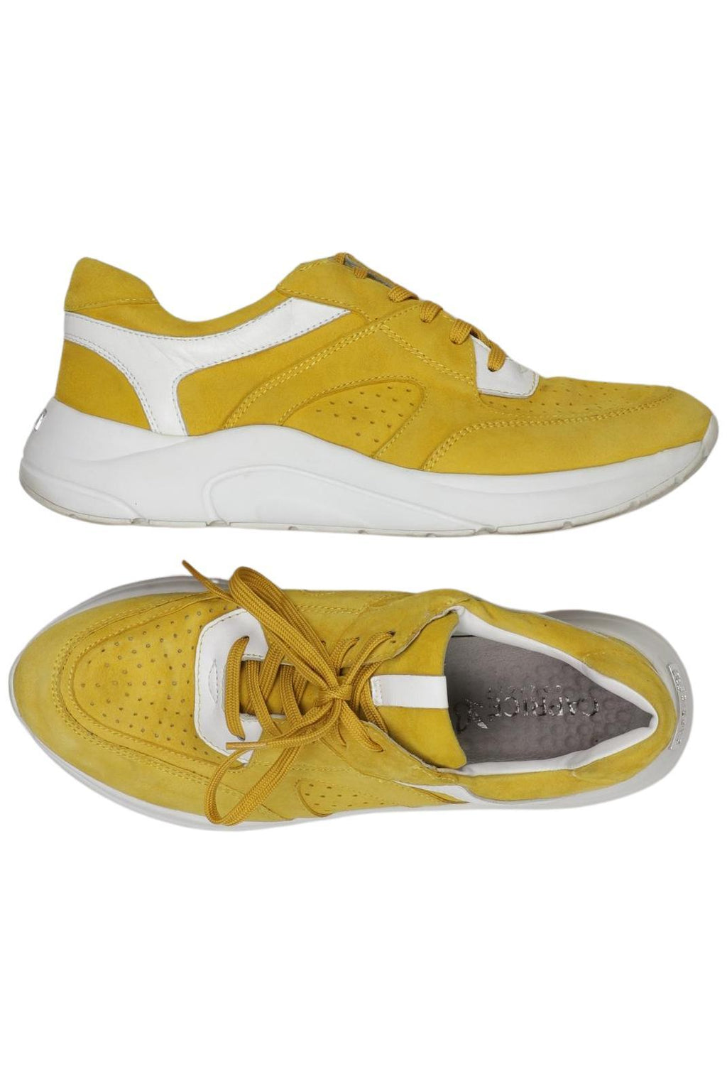 Caprice Damen Sneaker Gelb EU 39 Leder 3