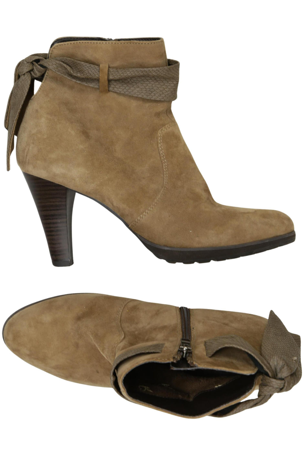 Caprice Women's Ankle Boot Beige EU 40.5 Leather 3