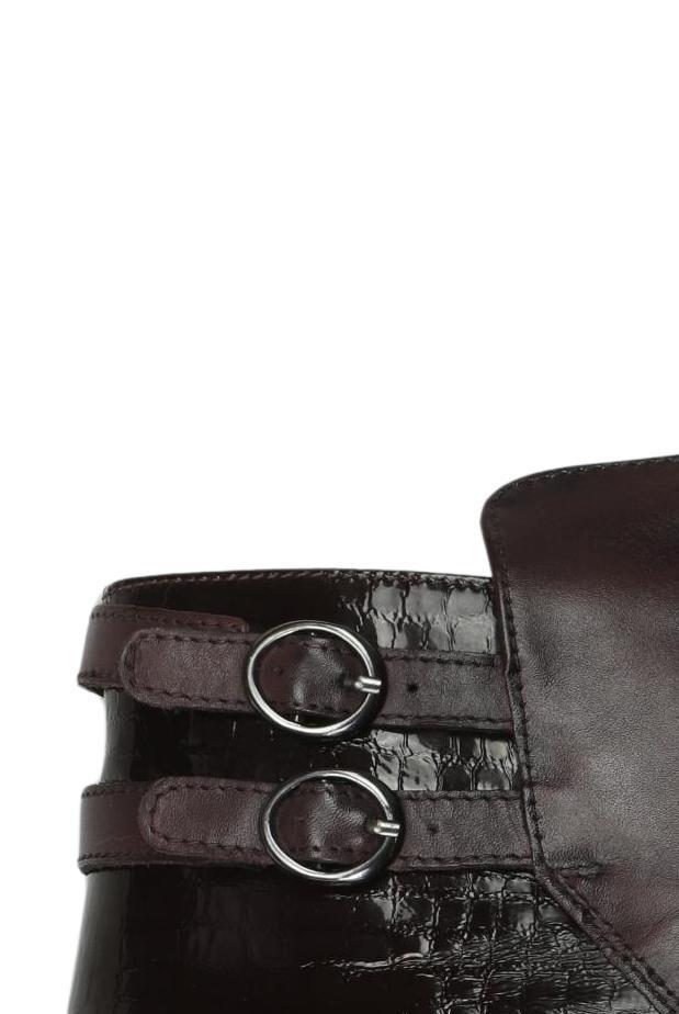 Caprice Women's Ankle Boot Bordeaux Leather EU 41 4