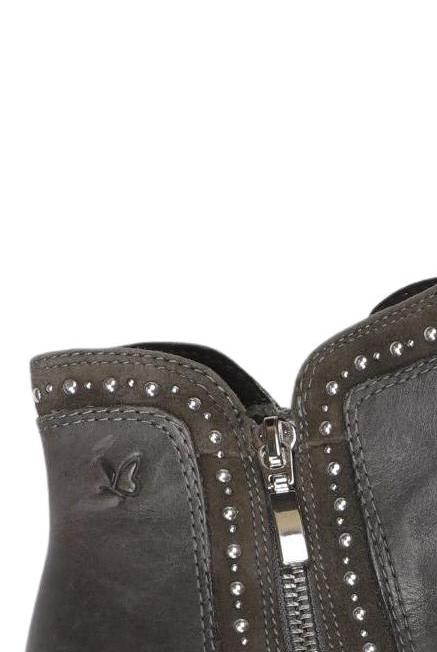 Caprice Women's Ankle Boot Gray EU 37 Leather 3