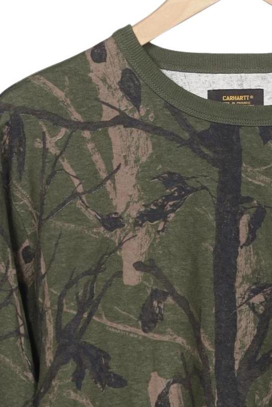 Carhartt Long Sleeve Shirt Green M Cotton 6