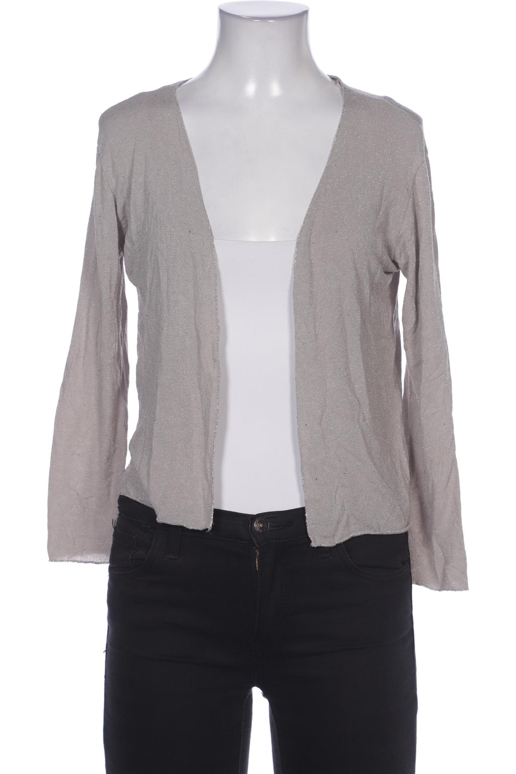Cartoon Women's Cardigan Gray Size XS 4