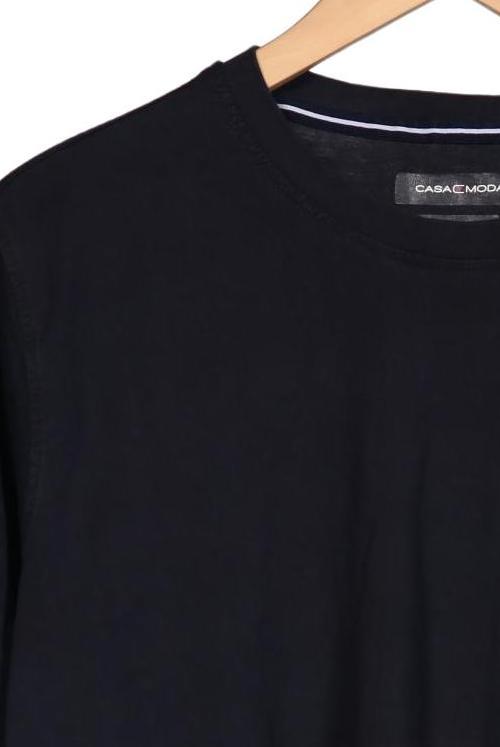 Casa Moda Men T-Shirt Navy Blue Size L Cotton 4