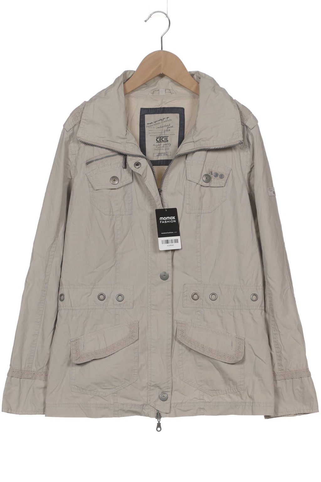 Cecil Women Jacket Beige Size S 9