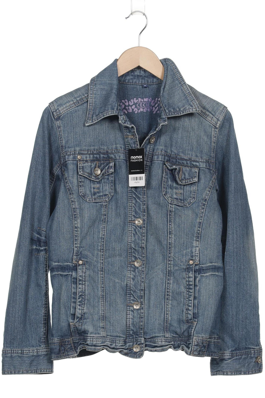 Cecil Women's Jacket Blue Size M 4