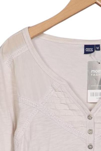 Cecil Women Long Sleeve Shirt Beige M 4