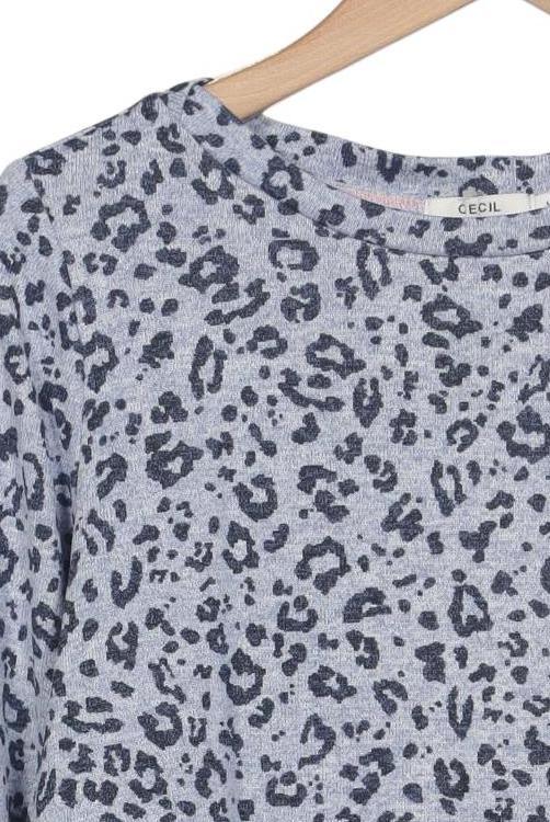 Cecil Women's Long Sleeve Shirt Light Blue M 4