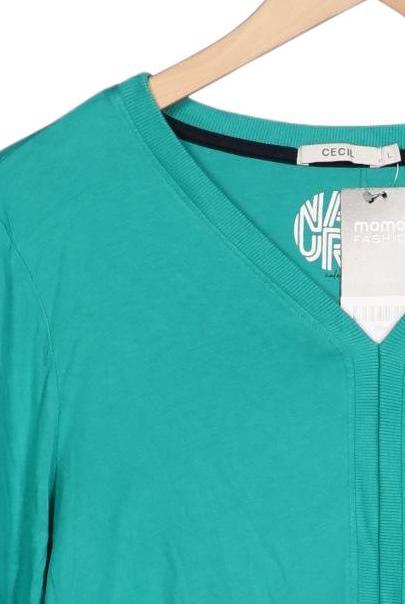 Cecil Women's Long Sleeve Shirt Turquoise Size L 3