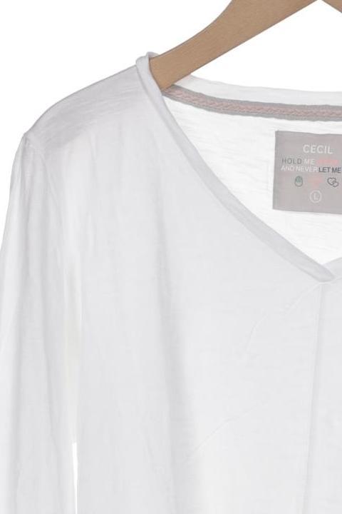 Cecil Women's Long Sleeve Shirt White/L 4