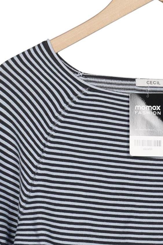 Cecil Damen Pullover Blau M Baumwolle 7