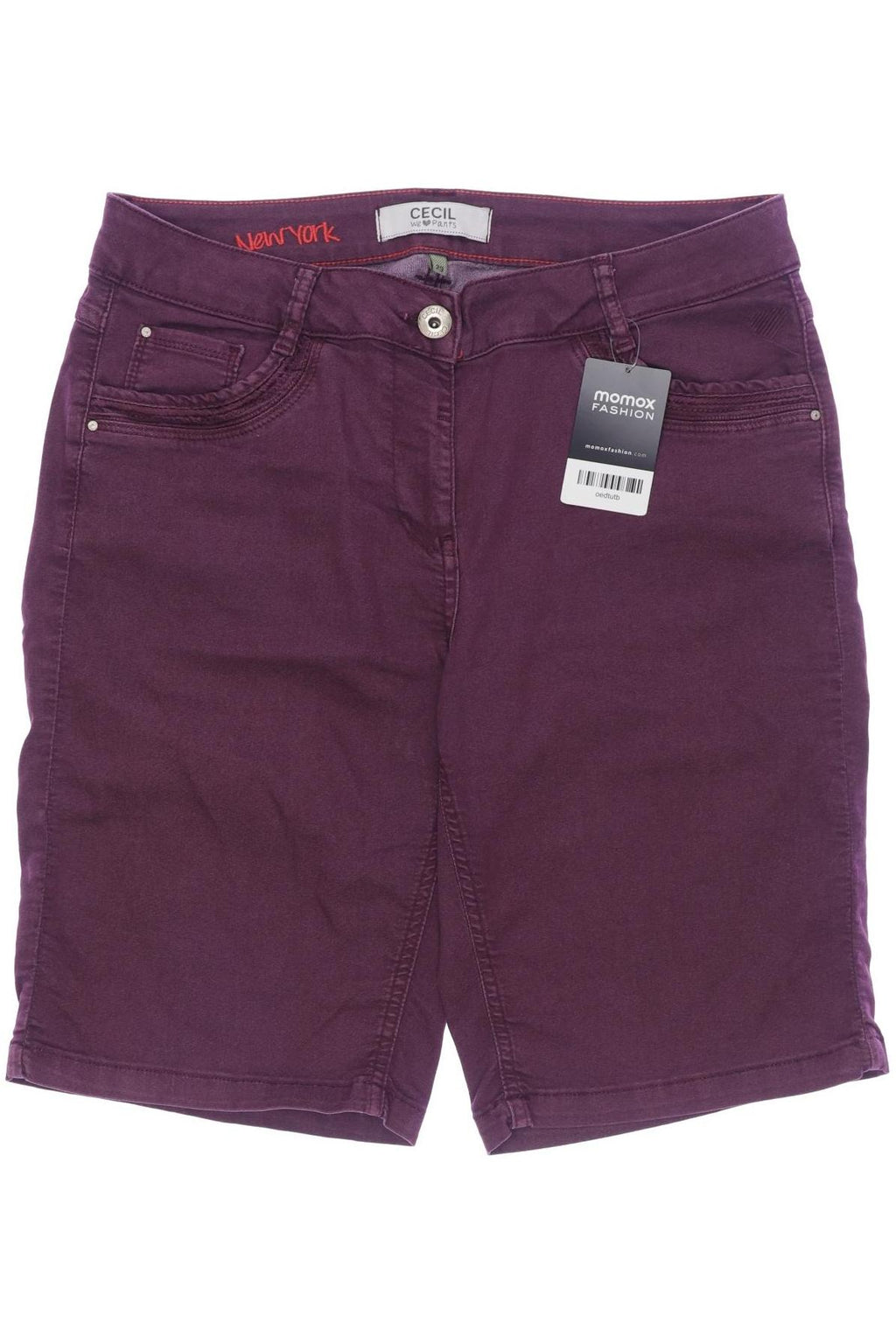 Cecil Damen Shorts Bordeaux W29 4