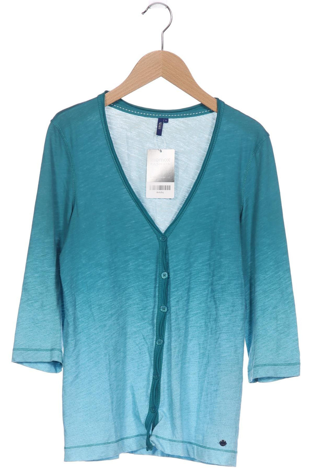 Cecil Knit Jacket Turquoise Size S 5