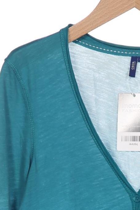 Cecil Knit Jacket Turquoise Size S 7
