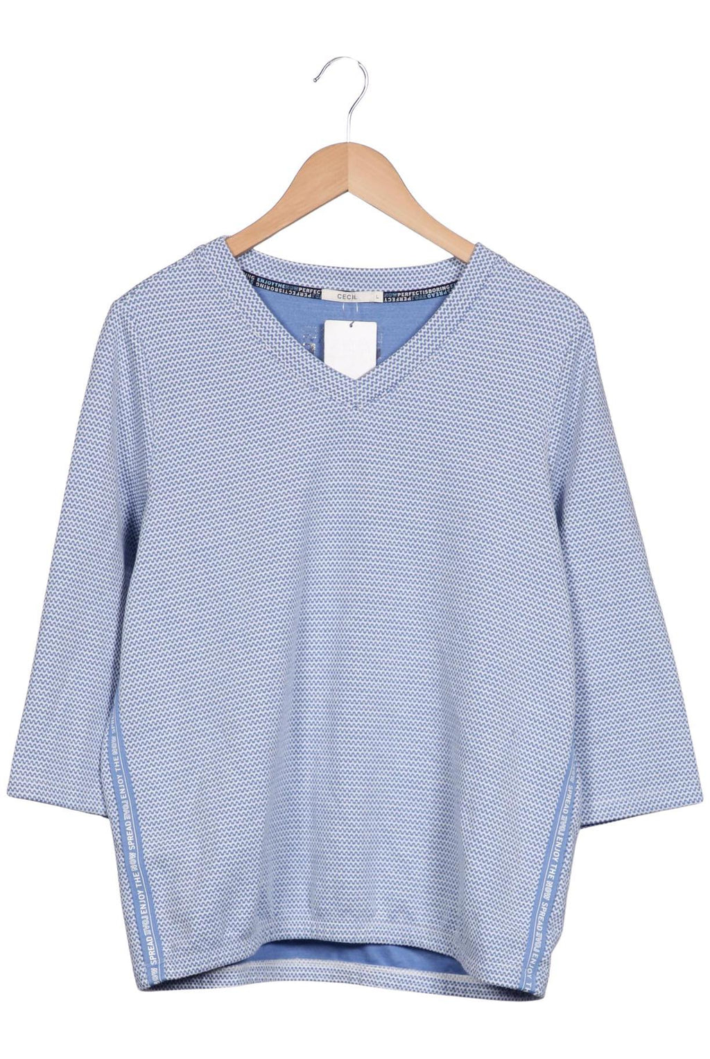 Cecil Women's Sweater Light Blue Size L 2