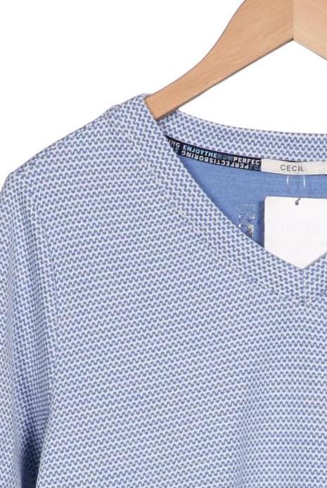 Cecil Women's Sweater Light Blue Size L 4