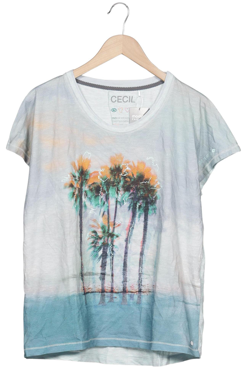 T-shirt Femme Cecil Bleu Clair L 2