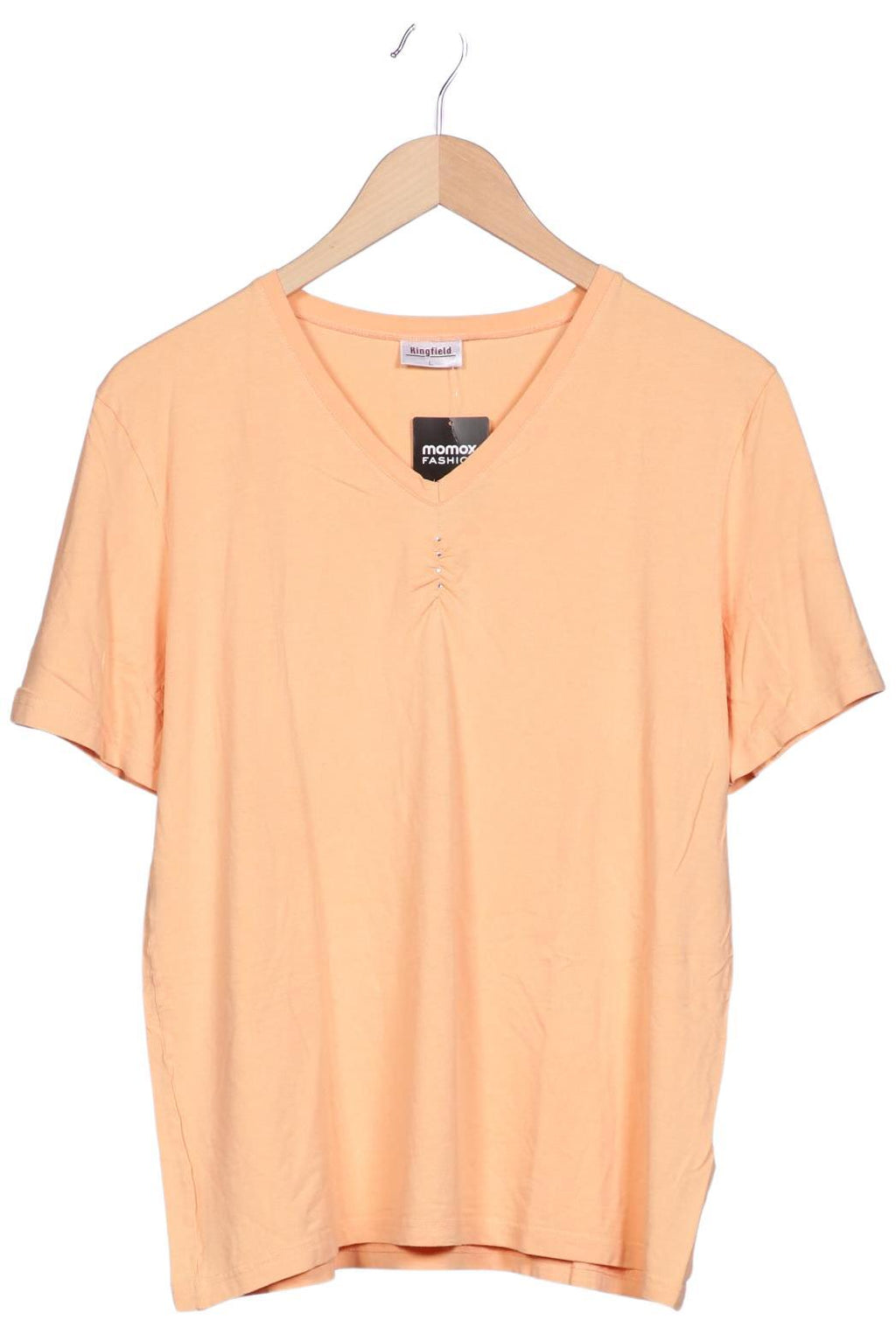 Charles Vögele Women's T-Shirt Orange Size L 2
