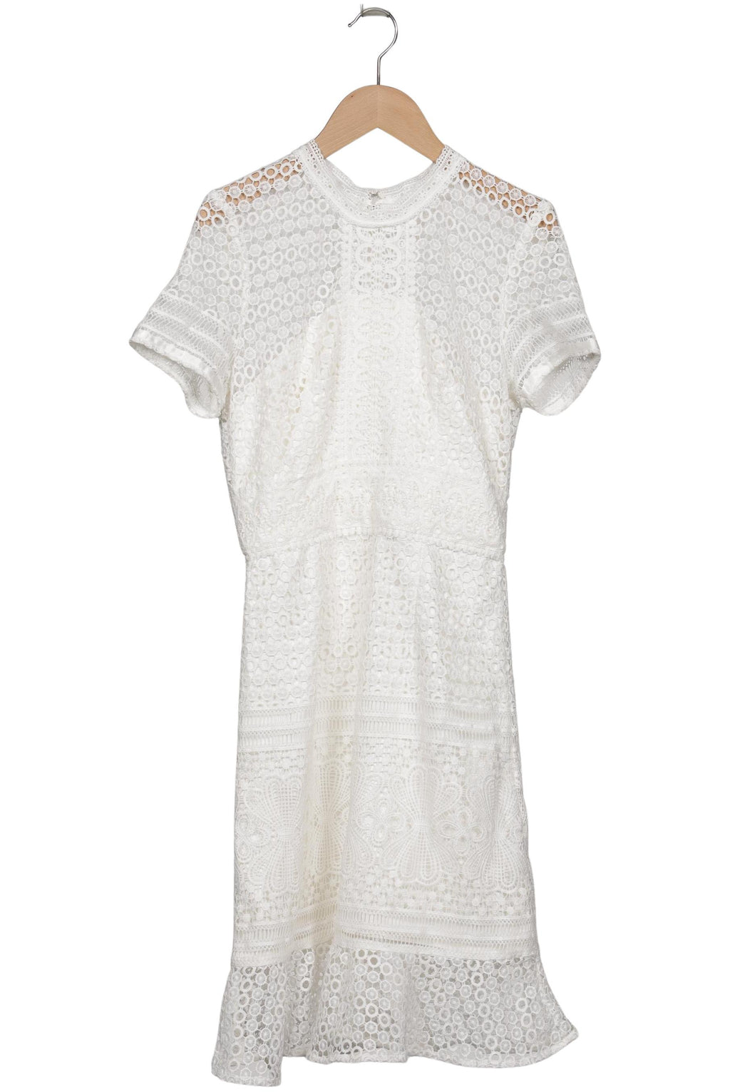 Chi Chi London Damen Kleid, Weiß, EU 34 4